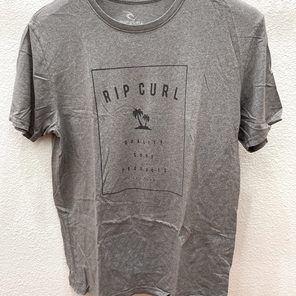 Men’s Rip Curl T-Shirt (Heather Grey) Size Large